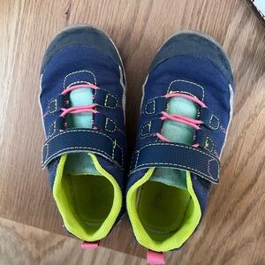 Kids Blue and Pink Shoes